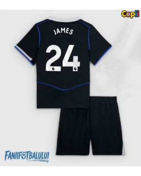 Chelsea Reece James #24 Echipament de Fotbal Replică 2025-26 Copii Treilea (+ Șorturi)
